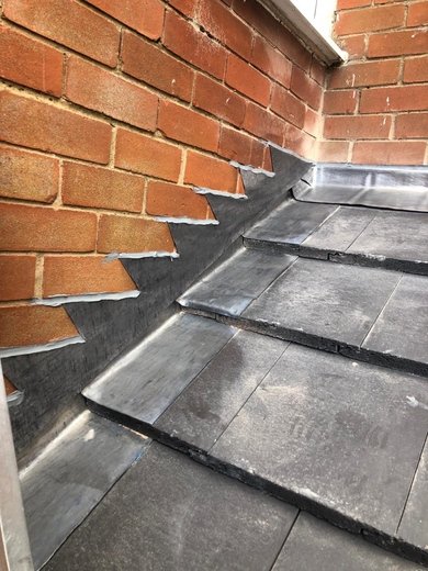 Chimney and lead work example