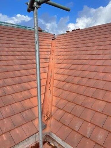 Tile roofing example